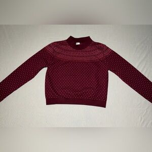 Fabletics Maroon Long Sleeve